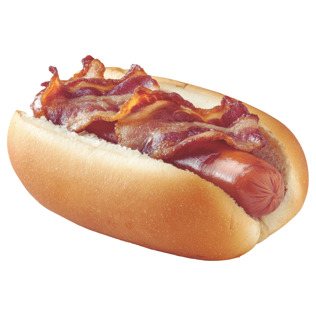 Home Bacon Cheddar Hot Dog