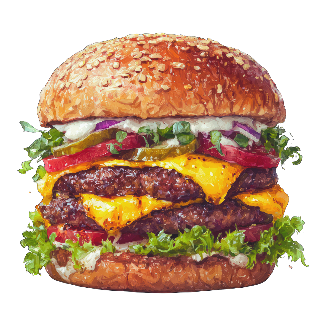 Home Out West Style Burger