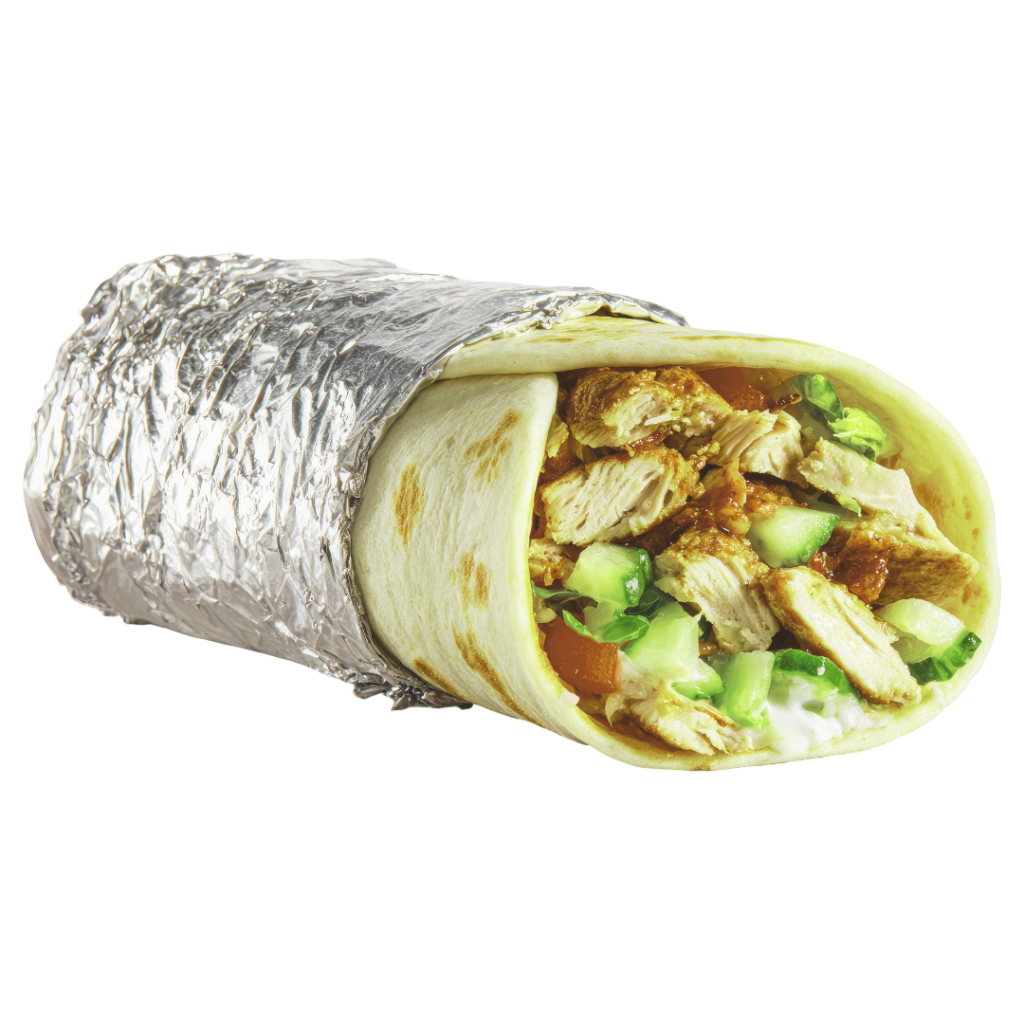 Banana Pineapple Milkshake Cajun Ranch Wrap