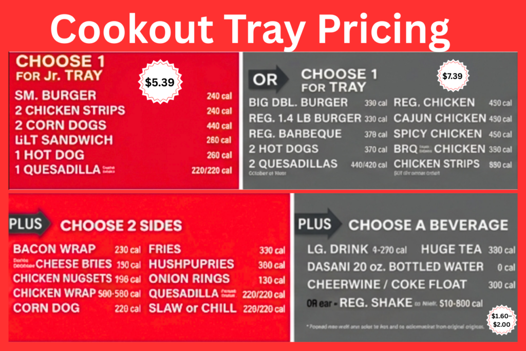 Home Cookout Tray Menu 2026