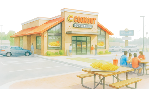 Cookout Conway SC menu and location with burgers and milkshakes