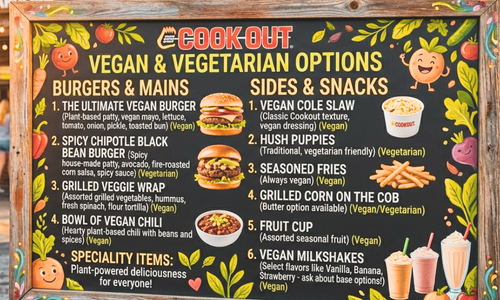 Cookout Vegan & Vegetarian Options