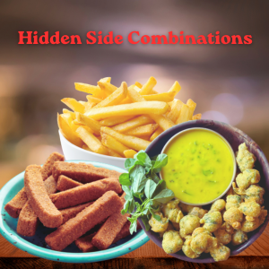 Cookout Fries, Okra, Hushpuppies 