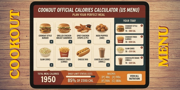 Cookout Calories Calculator