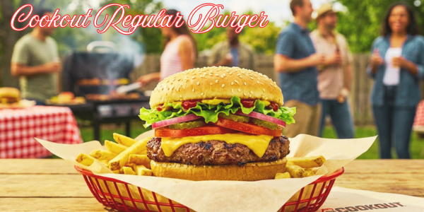 Cookout Regular Burger Cookout Regular Burger