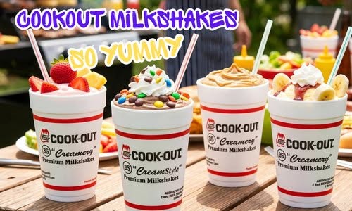 Cookout Foley AL milkshakes